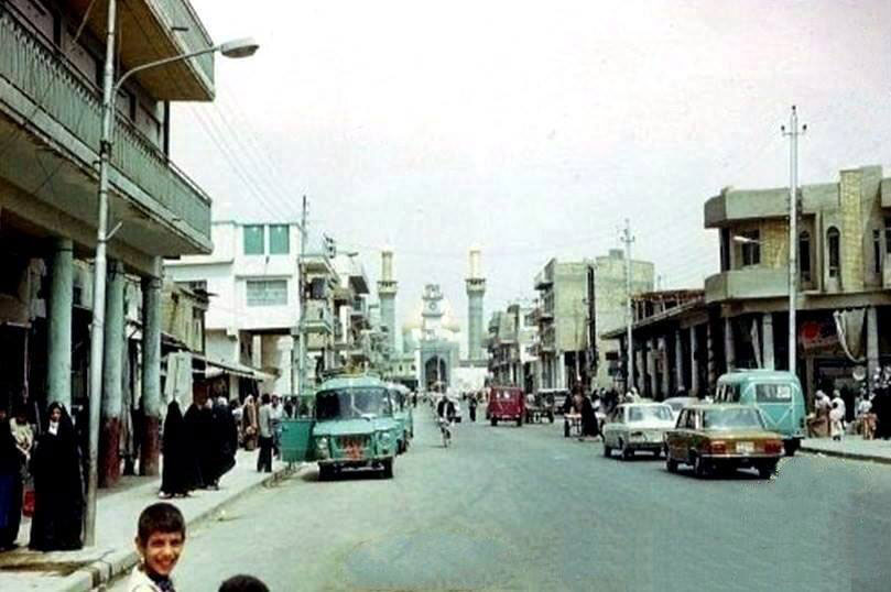 شارع قبلة ابا الفضل العباس في السبعينات من القرن الماضي